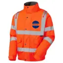Portal Hi-Vis Orange Bomber Jacket