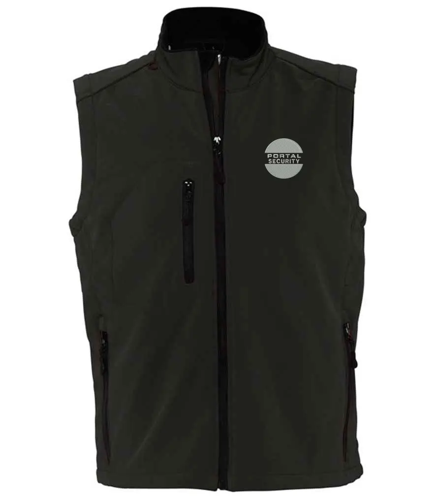 Portal Rally Soft Shell Bodywarmer (Black, S)