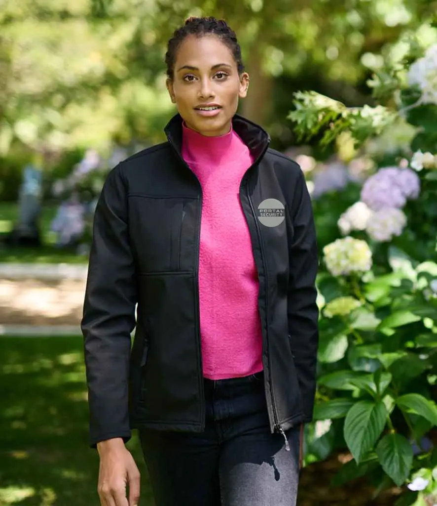 Portal Ladies Soft Shell Jacket (Navy/Navy, 8)