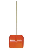 Plastic Snow Scoop with Wooden Handle