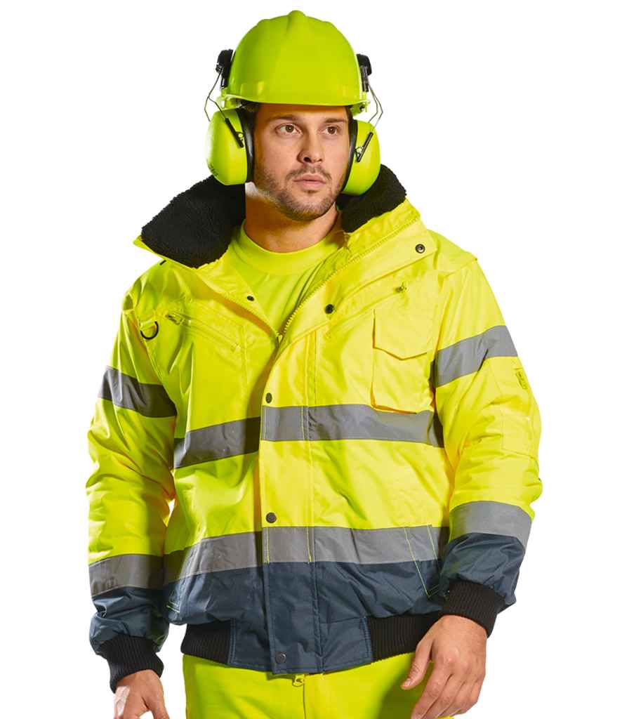 Portwest 3-in-1 Hi-Vis Bomber Jacket
