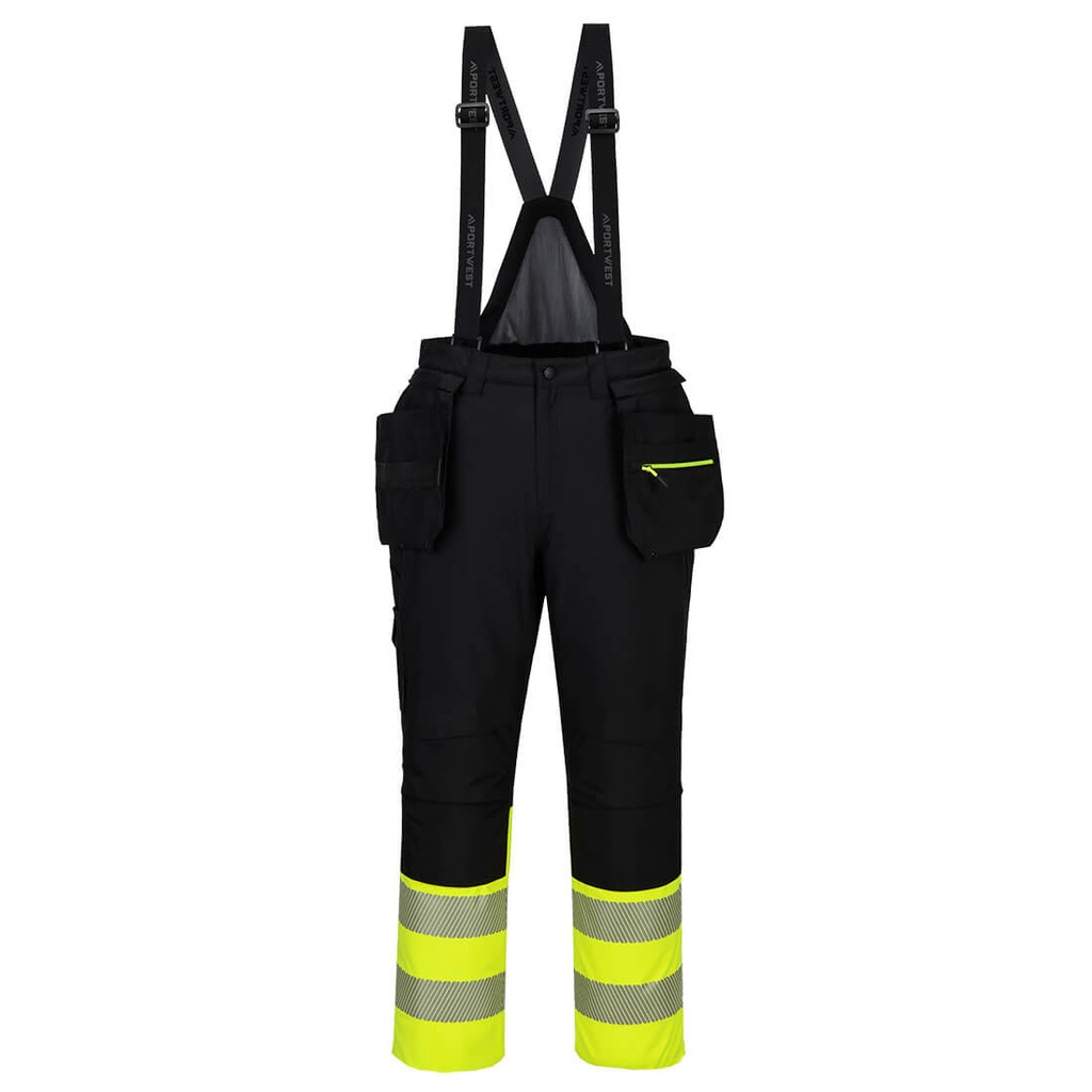 [DX437YBRS] DX4 Hi-Vis Class 1 Winter Bib and Brace (S, Yellow/Black)