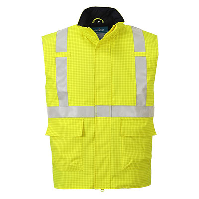 Bizflame Rain Hi-Vis FR Bodywarmer