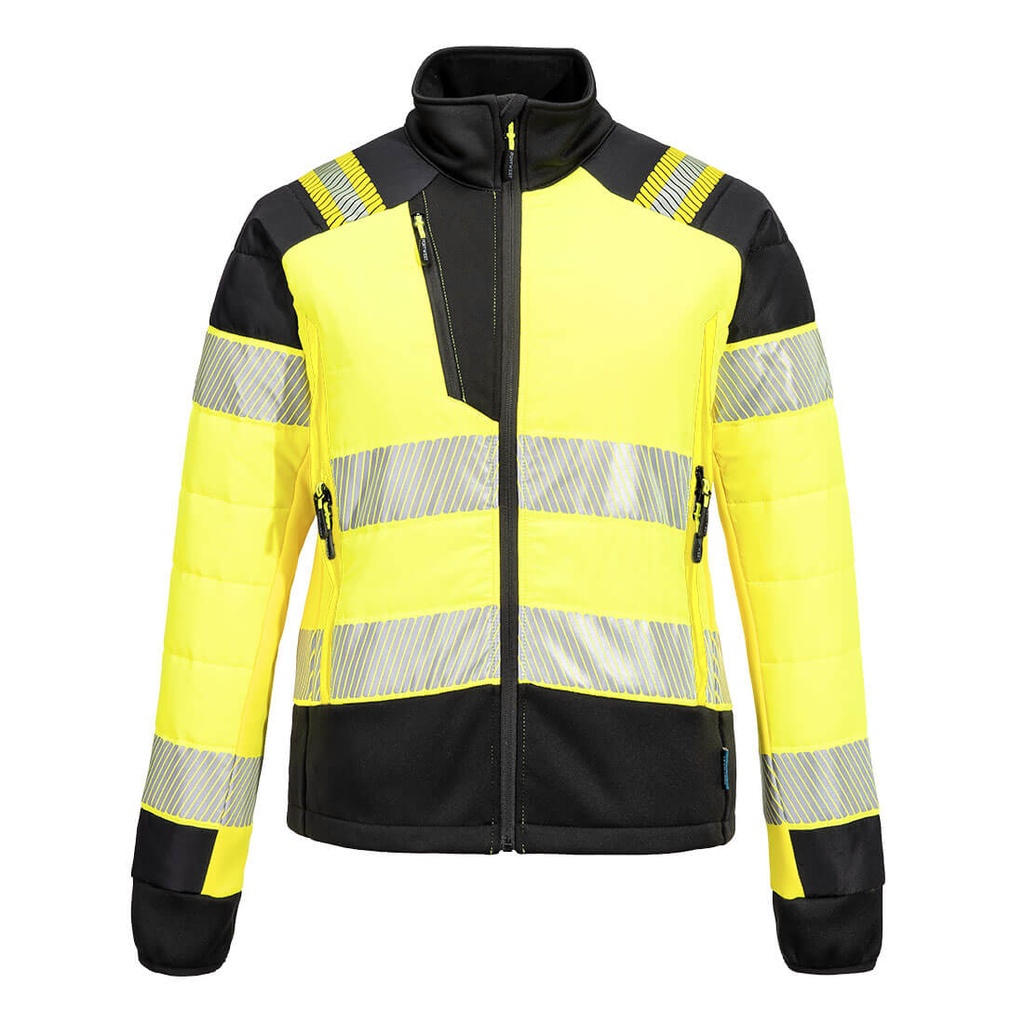 PW3 Hi-Vis Women's Hybrid Baffle Jacket