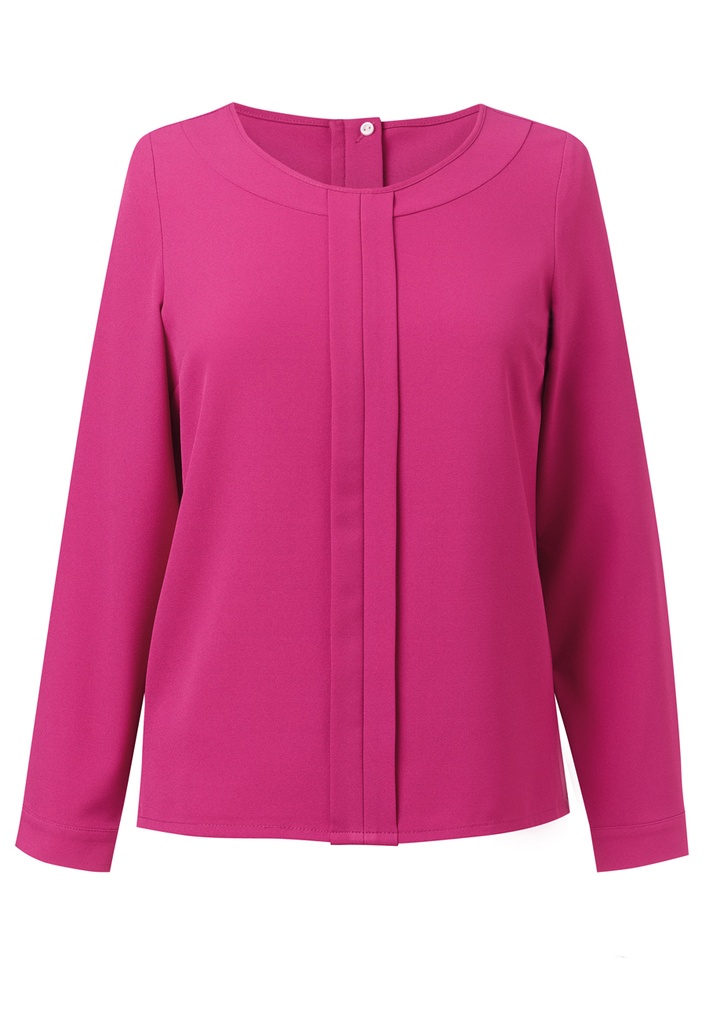[2279DBlack06R] Brook Taverner Roma Blouse (6 Regular, Black)