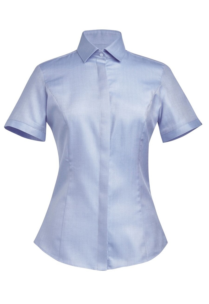 [2284AWhiteHB06R] Brook Taverner Chianti Blouse (6 Regular, White H/B)