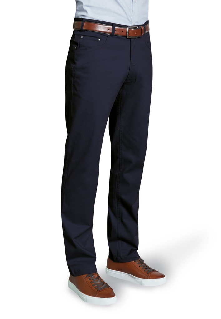 [8902DBlack28] Brook Taverner Brunswick 5 Pocket Chino (28, Black)