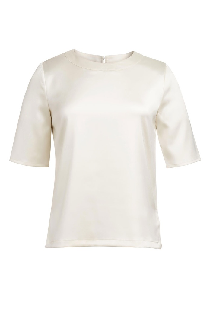 [2362ETaupe06R] Brook Taverner Ravenna Blouse (6 Regular, Taupe)