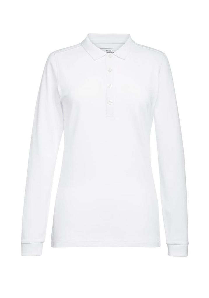 [2378ESkyMarl2XL] Brook Taverner Anna Premium Cotton Polo (2XL, Sky Marl)