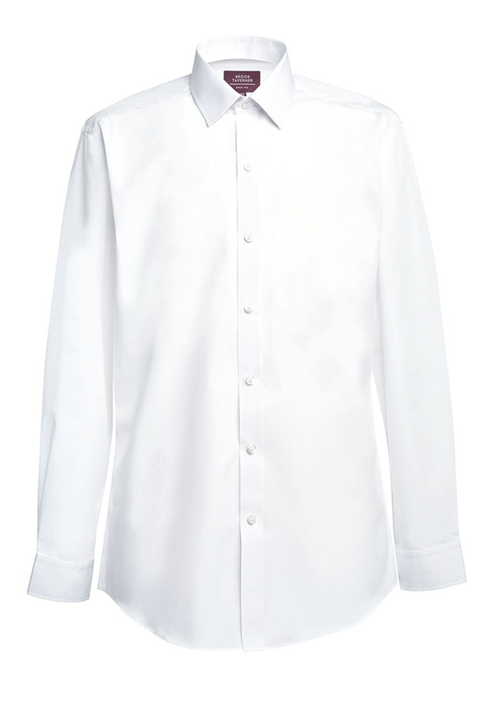 [4565AWhite145] Brook Taverner Titan Shirt (145)