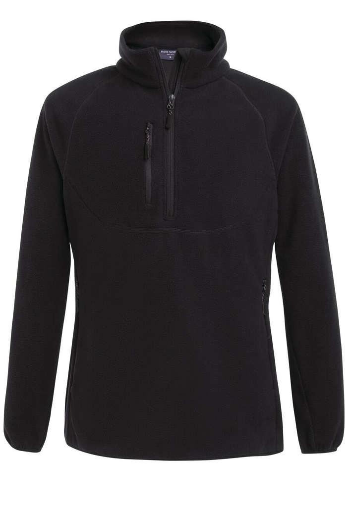 [4642DBlack2XL] Brook Taverner Ashton 1/4 Zip Core Fleece Jacket (2XL, Black)