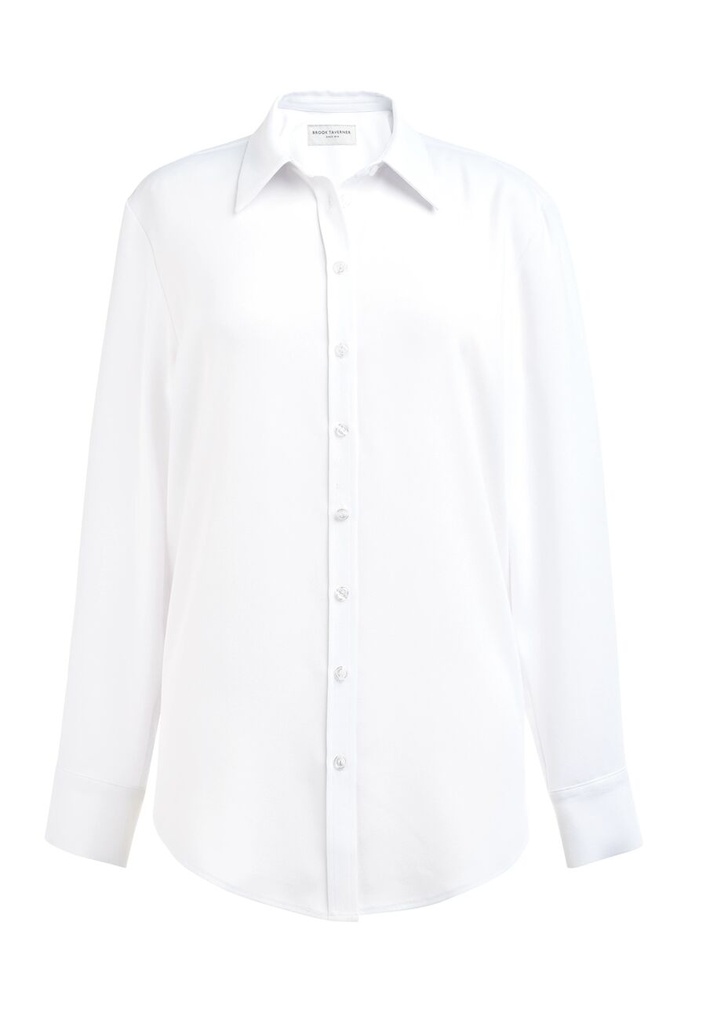 [2419LPutty06R] Brook Taverner Bergamo Blouse (6 Regular, Putty)