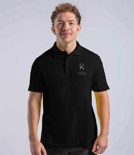 The Residences Unisex Polo Shirt (Black, XS)