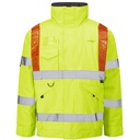 PORTMORE Leo EcoViz 4K Superior Baffle Lined Bomber Jacket with Red Braces