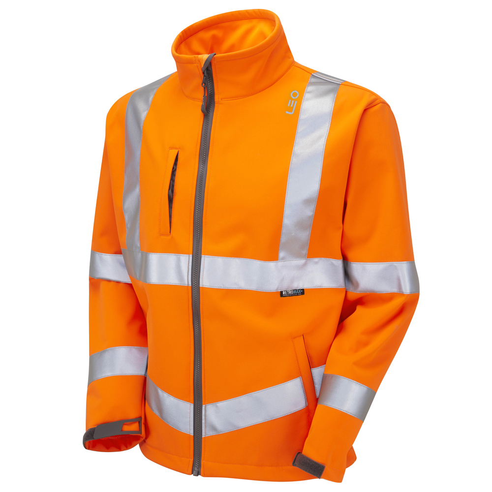 [SJ01-O-LEO-S] BUCKLAND Leo EcoViz Softshell Jacket (S)
