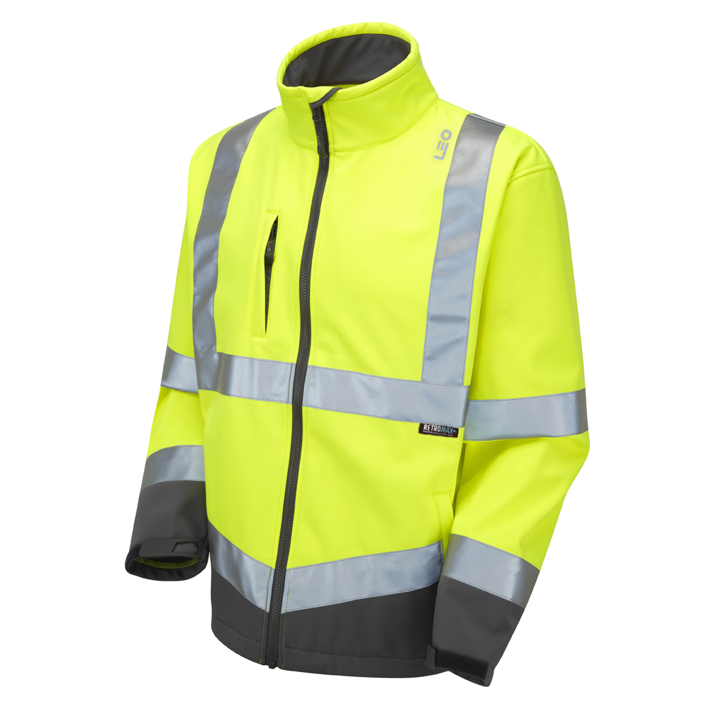 [SJ01-Y-LEO-S] BUCKLAND Leo EcoViz Softshell Jacket (S)