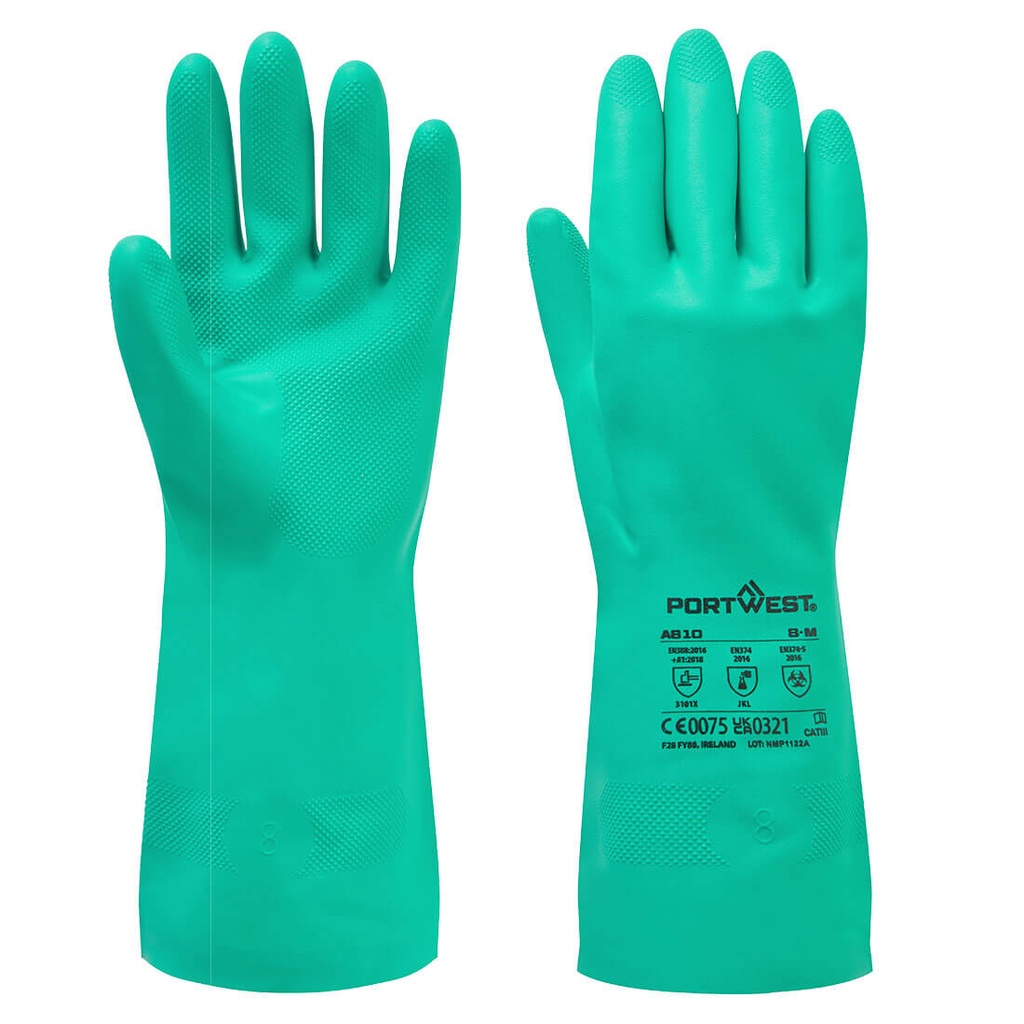Portwest  Chem 320 Nitrile Gauntlet